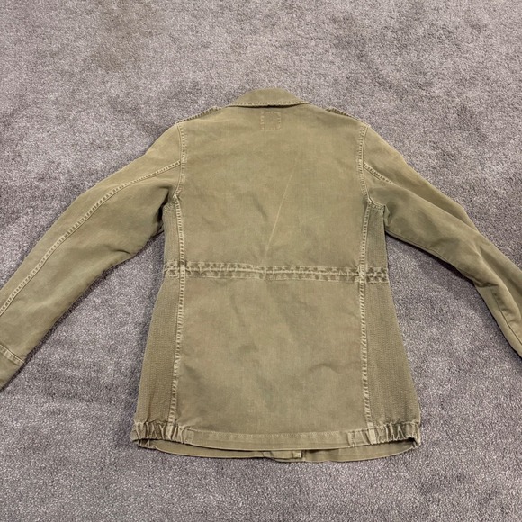 Zara Trafaluc Collection Khaki Military Utility Jacket Size S - Picture 11 of 11